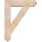Ekena Millwork Traditional Arts and Crafts Smooth Bracket w/ Offset Brace, Douglas Fir, 7 1/2"W x 30"D x 38"H BKT0806X30X38TRA03SDF - alternate 3